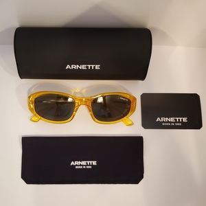 ARNETTE Lizard AN4266 Sunglasses Unisex Shiny Transparent Yellow
